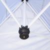 imageQUIKSILVER 10x10 Pop Up Canopy  Beach Tent with One Push Setup  Outdoor Sun Shade for Beach Events Parties Camping  Portable Gazebo with Carry Bag