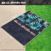 imageQUIKSILVER SandFree Beach Mat  Large Waterproof Outdoor Picnic Blanket Lightweight Foldable Mat for Beach Camping Park or Travel  Fits 46 People QuickDry Durable