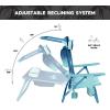 imageQuiksilver 2Pack Beach Chair Bundle  Lightweight Folding Chairs with Adjustable Recline Cup Holders and Carry Bags  Portable and Durable Chairs for Beach Camping or Outdoor Events