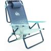 imageQuiksilver 2Pack Beach Chair Bundle  Lightweight Folding Chairs with Adjustable Recline Cup Holders and Carry Bags  Portable and Durable Chairs for Beach Camping or Outdoor Events