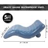 imageQuiksilver Oversized Pool Lounger Float  ExtraLarge Inflatable Lounge Chair with Backrest ampamp Cup Holders Durable ampamp Comfortable Pool Float for Adults  Perfect for Pool Lake or Beach