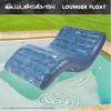 imageQuiksilver Oversized Pool Lounger Float  ExtraLarge Inflatable Lounge Chair with Backrest ampamp Cup Holders Durable ampamp Comfortable Pool Float for Adults  Perfect for Pool Lake or Beach