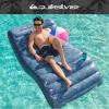 imageQuiksilver Oversized Pool Lounger Float  ExtraLarge Inflatable Lounge Chair with Backrest ampamp Cup Holders Durable ampamp Comfortable Pool Float for Adults  Perfect for Pool Lake or Beach