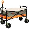 imageQUIKSILVER Folding Beach Wagon Cart  HeavyDuty Collapsible Utility Wagon with AllTerrain Wheels Large Storage Capacity and Adjustable Handle  Ideal for Beach Camping and Outdoor Adventures