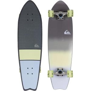 imageQUIKSILVER Fishtail Cruiser Skateboard Bright Floral 32 Inches  Perfect for Girls Boys and Kids Ages 8  Stylish Durable and Fun Skateboard for Young RidersGradient Green Fade