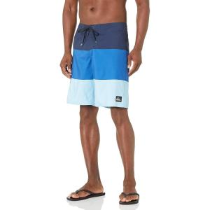imageQuiksilver Mens Standard Everyday 21quot Board ShortsNautical Blue Stripe