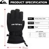 imageQuiksilver Boys Mission Gloves  Waterproof Insulated TouchscreenBlack