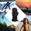 imageQuiksilver Boys Mission Mittens  Waterproof ampamp Insulated Adjustable Cuff Nose ampamp Goggles WipeBlack