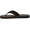imageQuiksilver Mens Carver Suede 3 Point Flip Flop Athletic SandalBrown 1