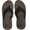 imageQuiksilver Mens Carver Suede 3 Point Flip Flop Athletic SandalBrown 1