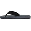 imageQuiksilver Mens Carver Suede 3 Point Flip Flop Athletic SandalGrey 1