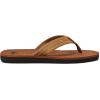imageQuiksilver Mens Carver Suede 3 Point Flip Flop Athletic SandalTan 1