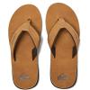imageQuiksilver Mens Carver Suede 3 Point Flip Flop Athletic SandalTan Carver Nubuck