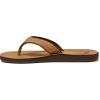imageQuiksilver Mens Carver Suede 3 Point Flip Flop Athletic SandalTan Carver Nubuck