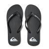 imageQuiksilver Mens Molokai Flip Flop Athletic SandalBlackBlackWhite