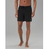 imageQuiksilver Mens Solid Elastic Waist Volley Boardshort Swim Trunk Bathing SuitBlack