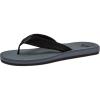 imageQuiksilver Mens Carver Suede 3 Point Flip Flop Athletic SandalGrey 1