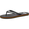 imageQuiksilver Mens Molokai Flip Flop Athletic SandalBlackRedGreen