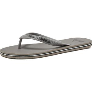 imageQuiksilver Mens Molokai Flip Flop Athletic SandalGreyGreyGrey