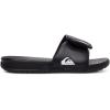 imageQuiksilver Boys Bright Coast Adjust Youth FlipFlop Slide SandalWhiteBlack