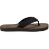 imageQuiksilver Boys Carver Suede Fixed Strap Kids Flip Flop Youth SandalBrown