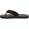 imageQuiksilver Boys Carver Suede Fixed Strap Kids Flip Flop Youth SandalBrown