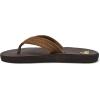 imageQuiksilver Boys Carver Suede Fixed Strap Kids Flip Flop Youth SandalDemitasse  Solid