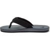 imageQuiksilver Boys Carver Suede Fixed Strap Kids Flip Flop Youth SandalGrey