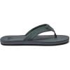 imageQuiksilver Boys Carver Suede Fixed Strap Kids Flip Flop Youth SandalGreyGreyBlack