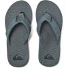 imageQuiksilver Boys Carver Suede Fixed Strap Kids Flip Flop Youth SandalGreyGreyBlack