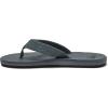 imageQuiksilver Boys Carver Suede Fixed Strap Kids Flip Flop Youth SandalGreyGreyBlack