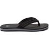 imageQuiksilver Boys Carver Suede Fixed Strap Kids Flip Flop Youth SandalSolid Black