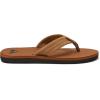 imageQuiksilver Boys Carver Suede Fixed Strap Kids Flip Flop Youth SandalTan