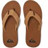 imageQuiksilver Boys Carver Suede Fixed Strap Kids Flip Flop Youth SandalTan
