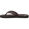 imageQuiksilver Mens Carver Suede 3 Point Flip Flop Athletic SandalDemitasse Solid