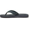 imageQuiksilver Mens Carver Suede 3 Point Flip Flop Athletic SandalGreyGreyBlack