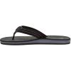 imageQuiksilver Mens Carver Suede 3 Point Flip Flop Athletic SandalSolid Black