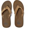 imageQuiksilver Mens Carver Suede 3 Point Flip Flop Athletic SandalTanSolid