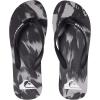 imageQuiksilver Mens Molokai Flip Flop Athletic SandalBlack Black Grey Black Xksk