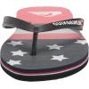 imageQuiksilver Mens Molokai Flip Flop Athletic SandalBlackWhiteBlue Art