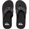 imageQuiksilver Mens Monkey Abyss ThreePoint SandalBlack 5