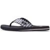 imageQuiksilver Mens Monkey Abyss ThreePoint SandalBlack Black Black Brown