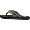 imageQuiksilver Mens Monkey Abyss ThreePoint SandalBlackBlackBrown