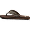 imageQuiksilver Mens Monkey Abyss ThreePoint SandalBrown 1