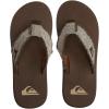 imageQuiksilver Mens Monkey Abyss ThreePoint SandalBrown 1
