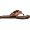 imageQuiksilver Mens Monkey Abyss ThreePoint SandalBrown 2