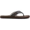 imageQuiksilver Mens Monkey Abyss ThreePoint SandalBrown 3
