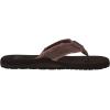 imageQuiksilver Mens Monkey Abyss ThreePoint SandalBrown Sole Black Upper Brown