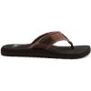 imageQuiksilver Mens Monkey Abyss ThreePoint SandalBrown Sole Black Upper Brown