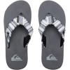 imageQuiksilver Mens Monkey Abyss ThreePoint SandalGrey 5